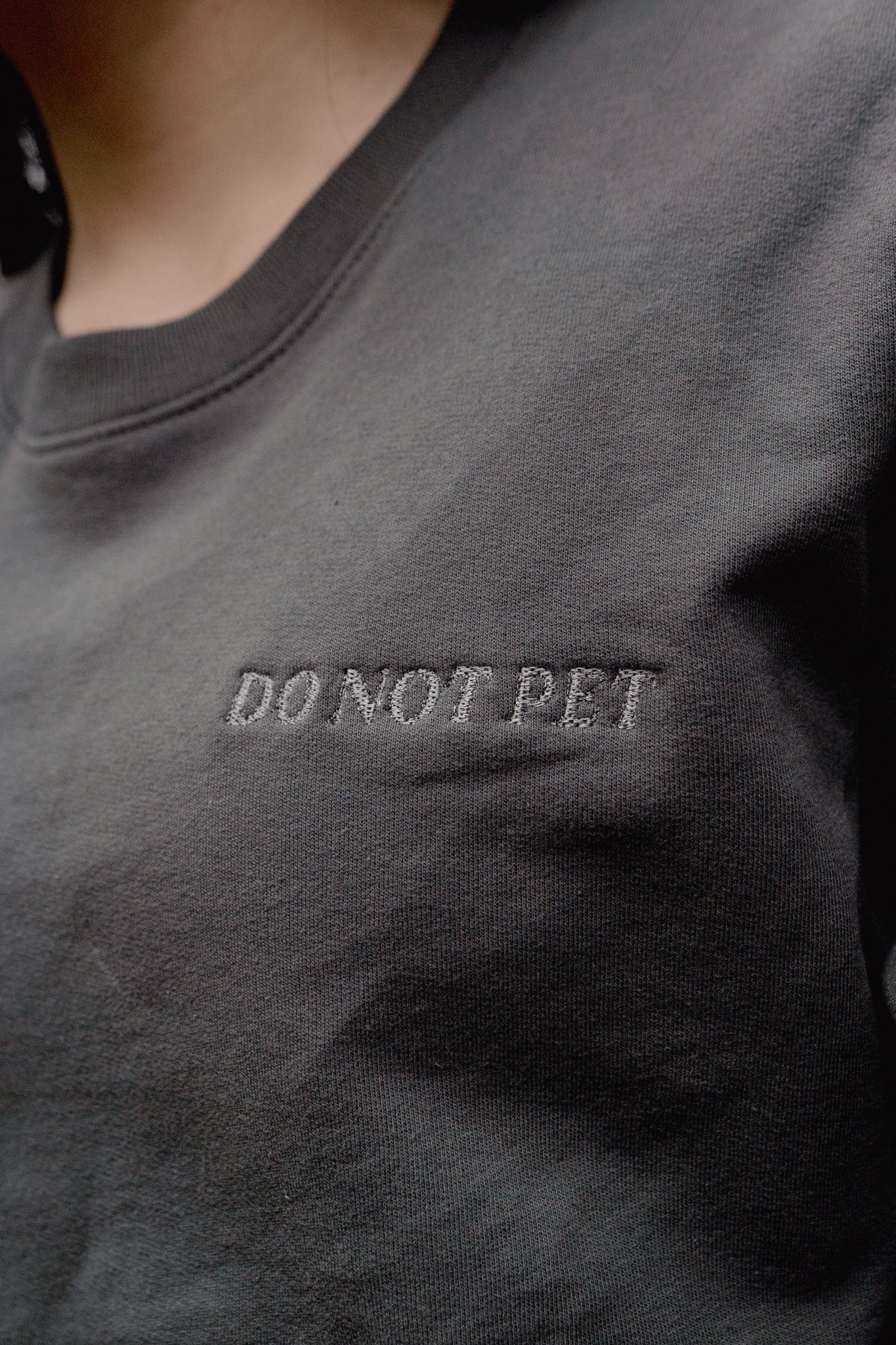 do not pet | Crewneck